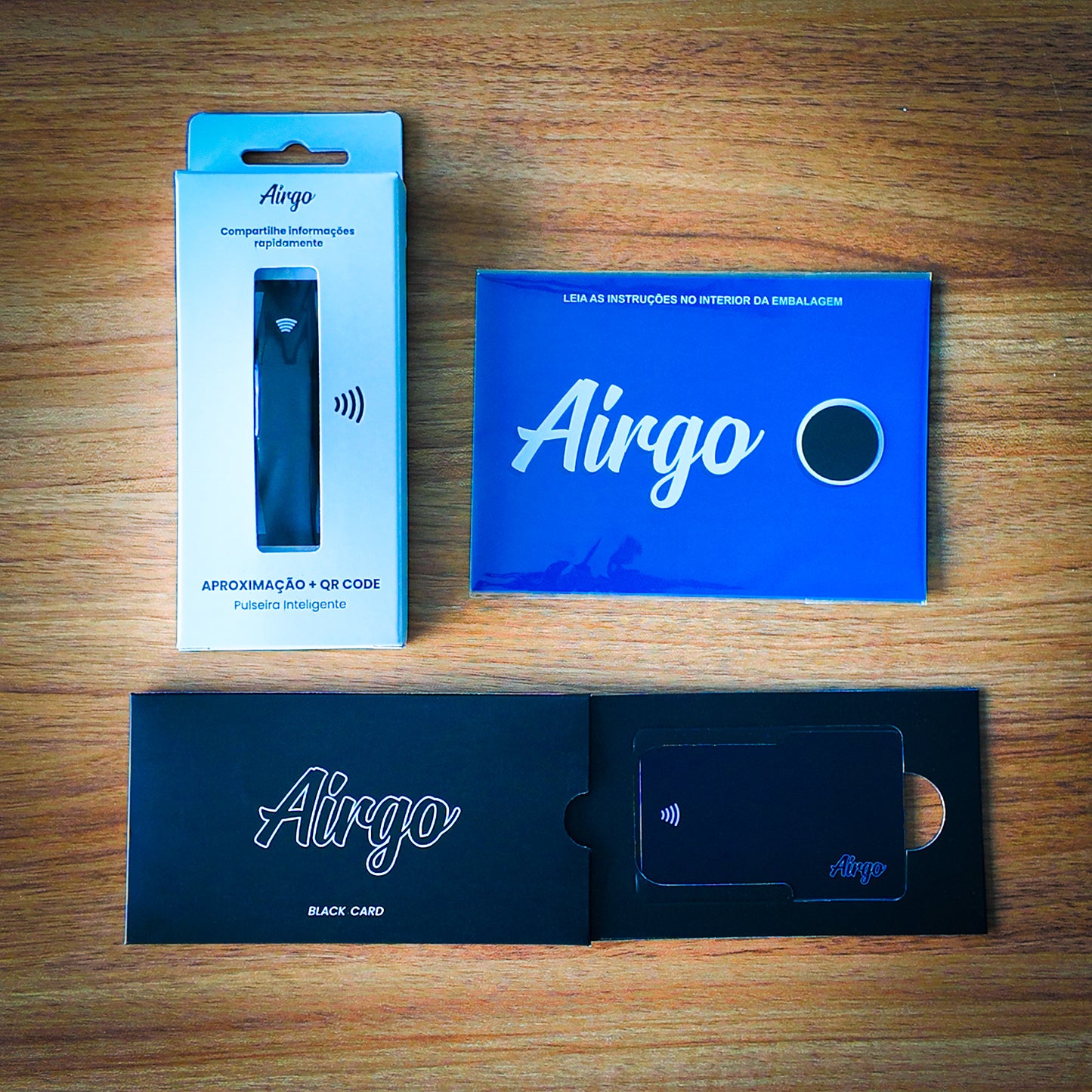 Combo Empreendedor (Pulseira + Cartão + Ultrafino preto)