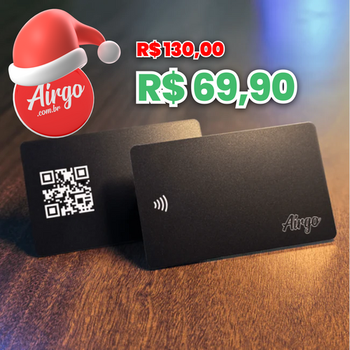 Airgo formato Cartão (Aproximação e QR Code)